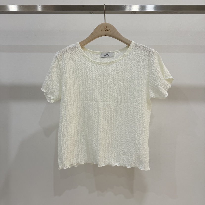 BLANC-A東大門代購女士新款26春夏人氣熱賣休閑職業真品T恤BLANC-AT恤