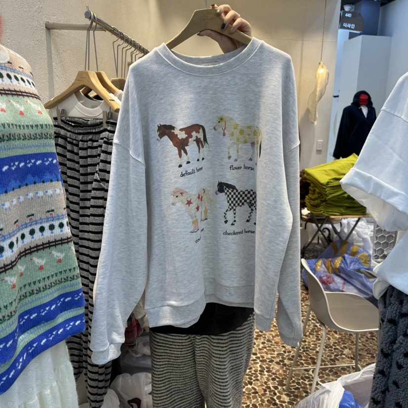 THE LINE-Q韓國代購女士新款熱賣職業推薦時尚人氣衛衣THE LINE-Q衛衣