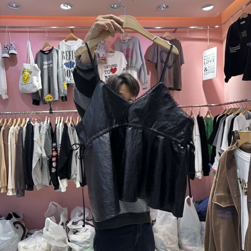 K STORY韓國代購女士新品推薦熱賣人氣職業真品吊帶背心K STORY吊帶/背心