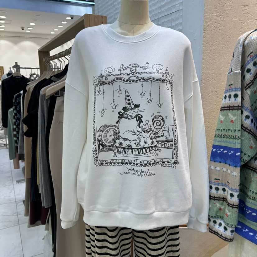 THE LINE-Q東大門直郵女裝新款職業真品推薦熱賣人氣衛衣THE LINE-Q衛衣