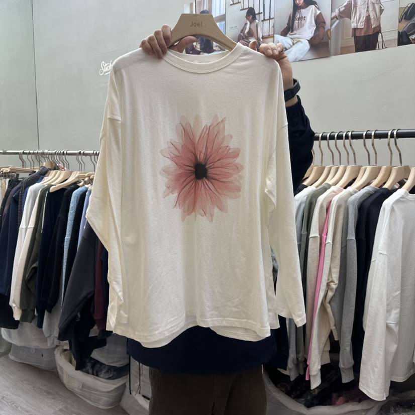 STICK WITH韓國代購女士新品26春夏時尚推薦人氣長袖T恤STICK WITH長袖T恤