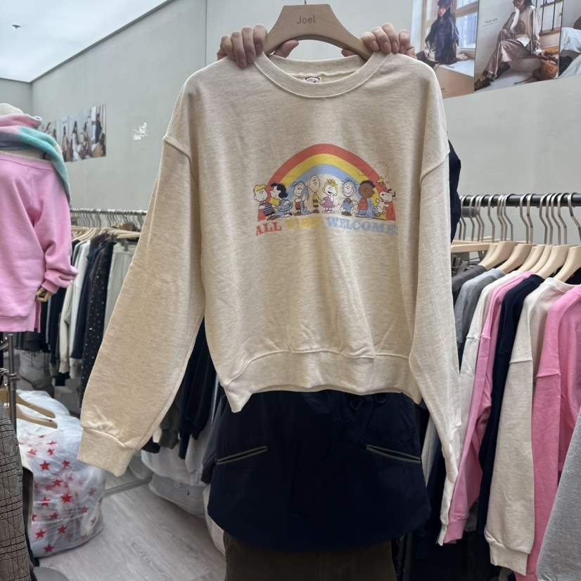 STICK WITH東大門代購女裝新品熱賣推薦人氣26春夏衛衣史努比STICK WITH衛衣