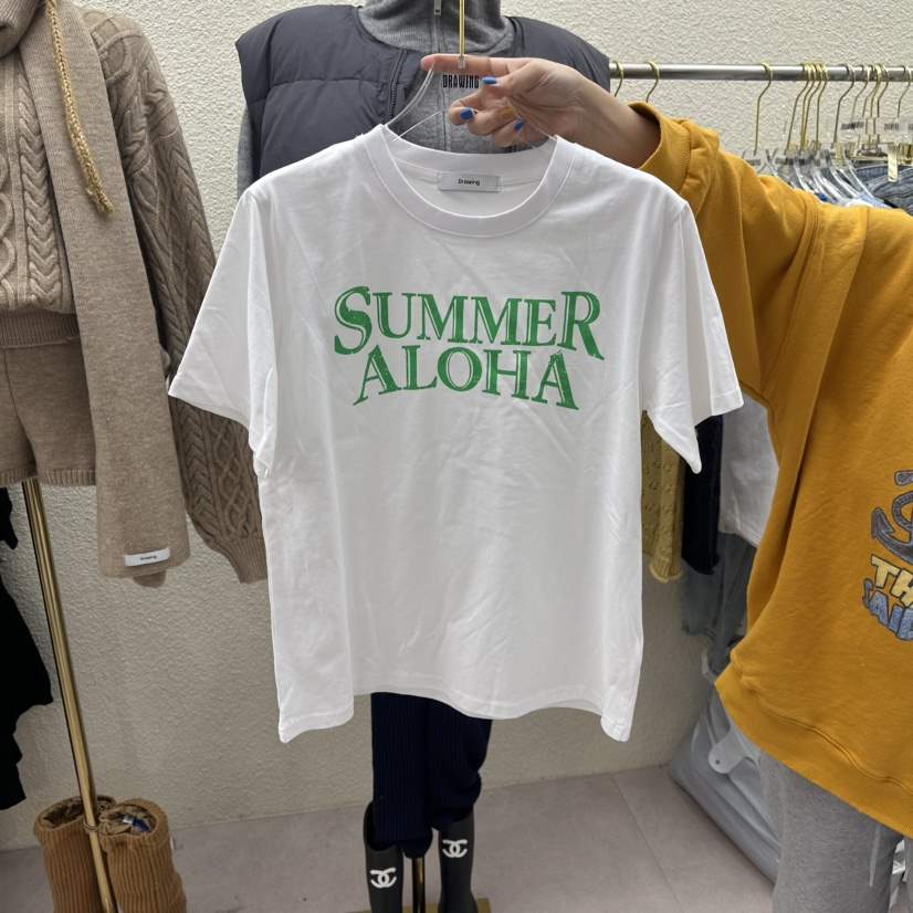 DRAWING韓國代購女士新款熱賣職業休閑26春夏時尚真品T恤DRAWINGT恤