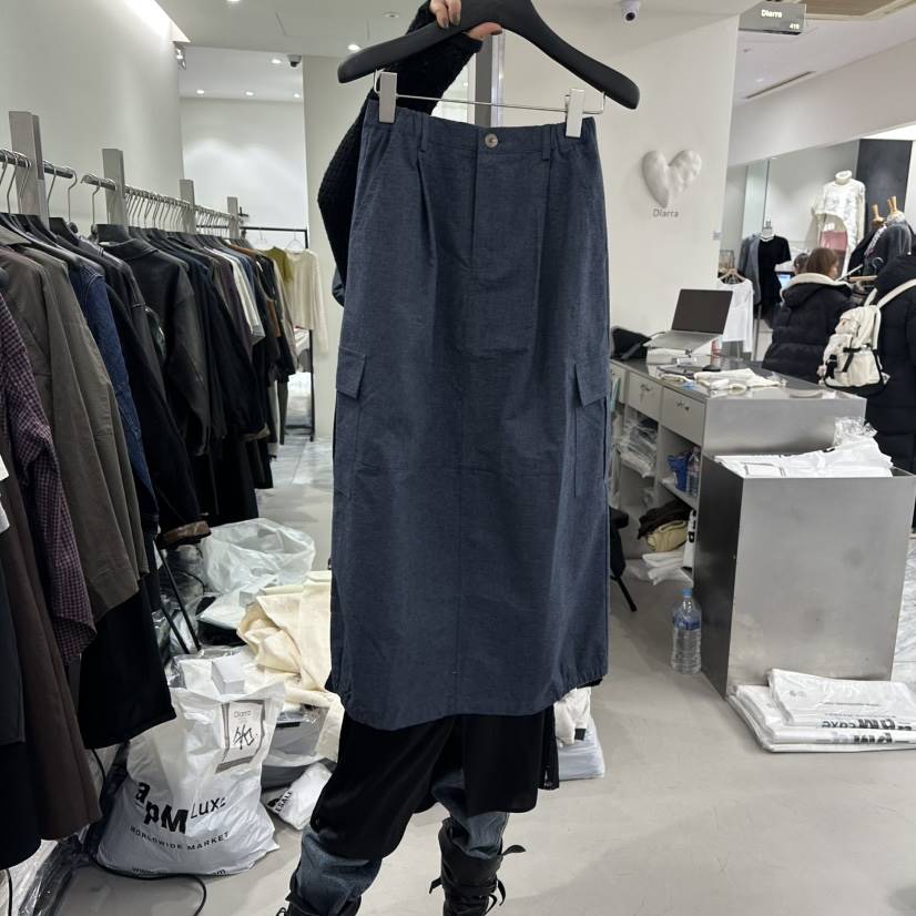 DIARRA韓國代購女裝新品26春夏人氣職業休閑熱賣時尚長裙DIARRA長裙