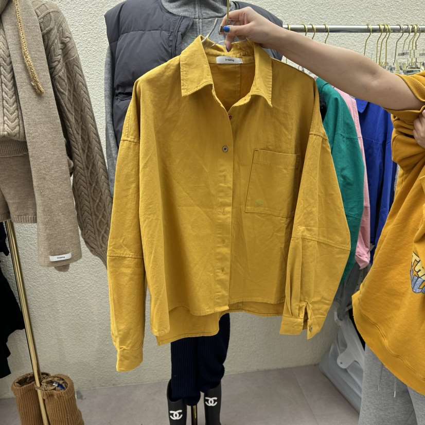 DRAWING東大門代購女裝新款時尚人氣熱賣襯衫蕾絲衫不含內搭DRAWING襯衫/蕾絲衫