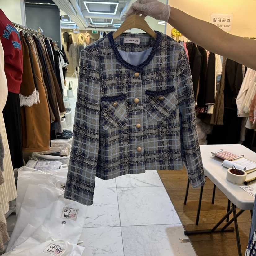 COCO HOLIC東大門代購女裝新款時尚休閑26春夏職業推薦夾克COCO HOLIC夾克