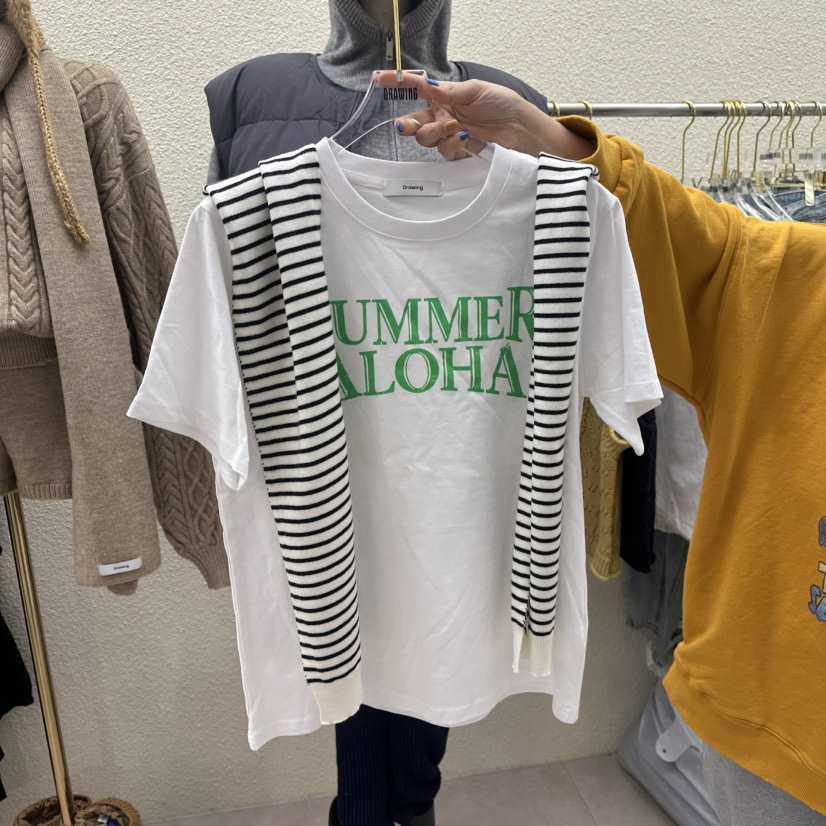 DRAWING韓國直郵女裝新品職業熱賣真品人氣圍巾披肩披肩棉質DRAWING圍巾/披肩