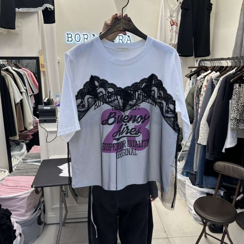 BORA BORA韓國直郵女士新品休閑時尚人氣熱賣職業26春夏T恤BORA BORAT恤