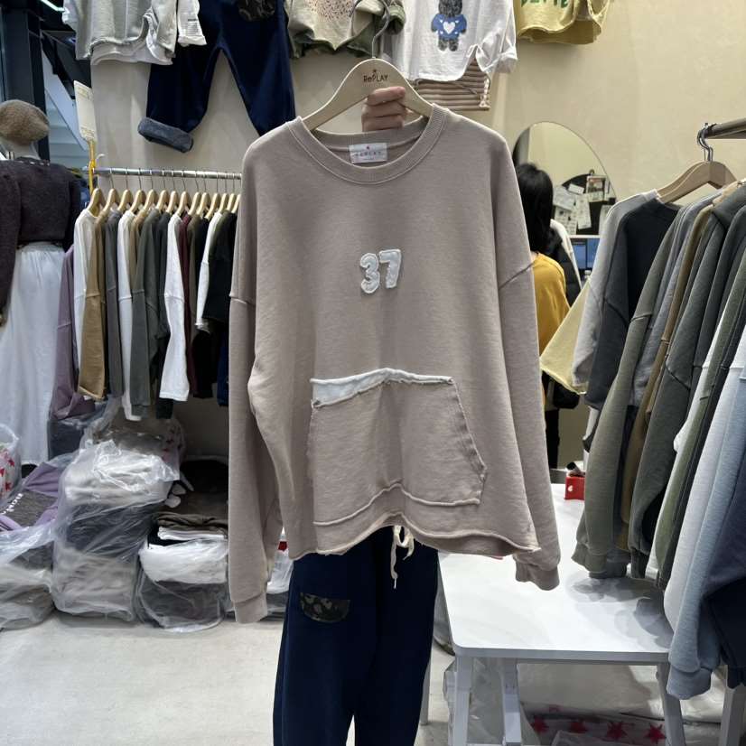 REPLAY東大門代購女士新款人氣熱賣推薦職業真品衛衣口袋REPLAY衛衣