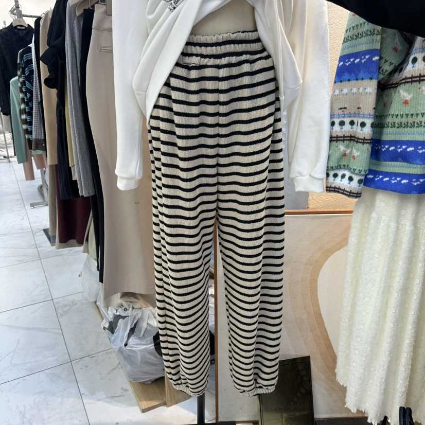 THE LINE-Q韓國代購女士新款26春夏推薦休閑人氣休閑褲THE LINE-Q休閑褲