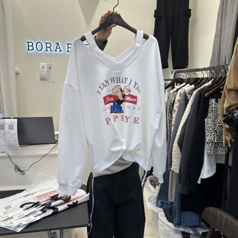 BORA BORA東大門直郵女裝新品職業休閑人氣26春夏推薦衛衣BORA BORA衛衣