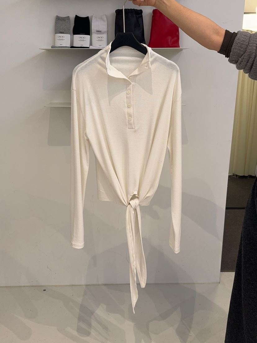 OSOO東大門直郵女士新品26春夏人氣熱賣推薦休閑職業長袖T恤OSOO長袖T恤