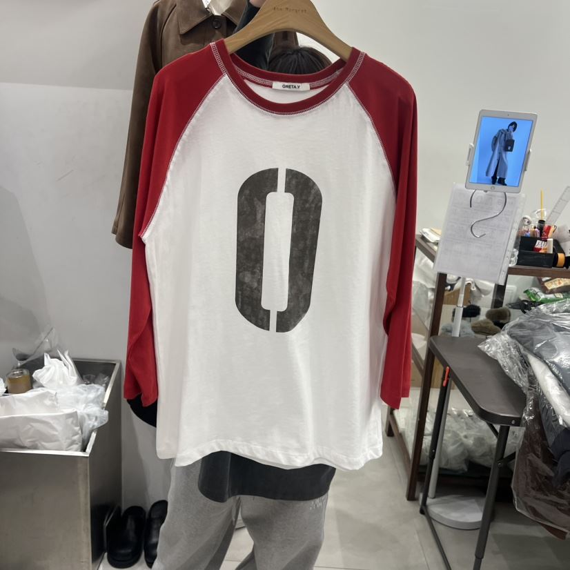 ANN MARGRET韓國代購女裝新品休閑長袖T恤GRETA.Y長袖T恤