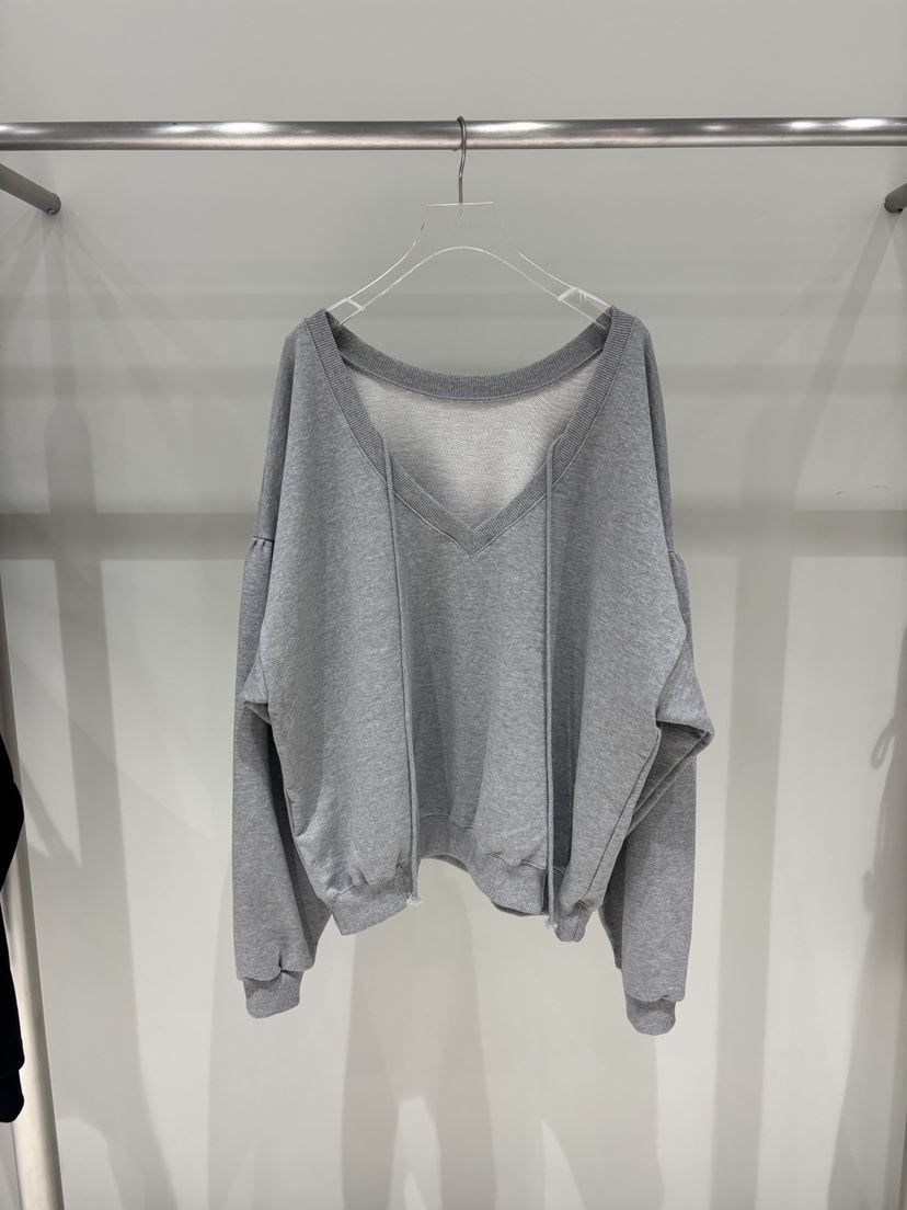 OKIE東大門直郵女裝新品推薦熱賣真品人氣衛衣兩面穿雙V領OKIE衛衣