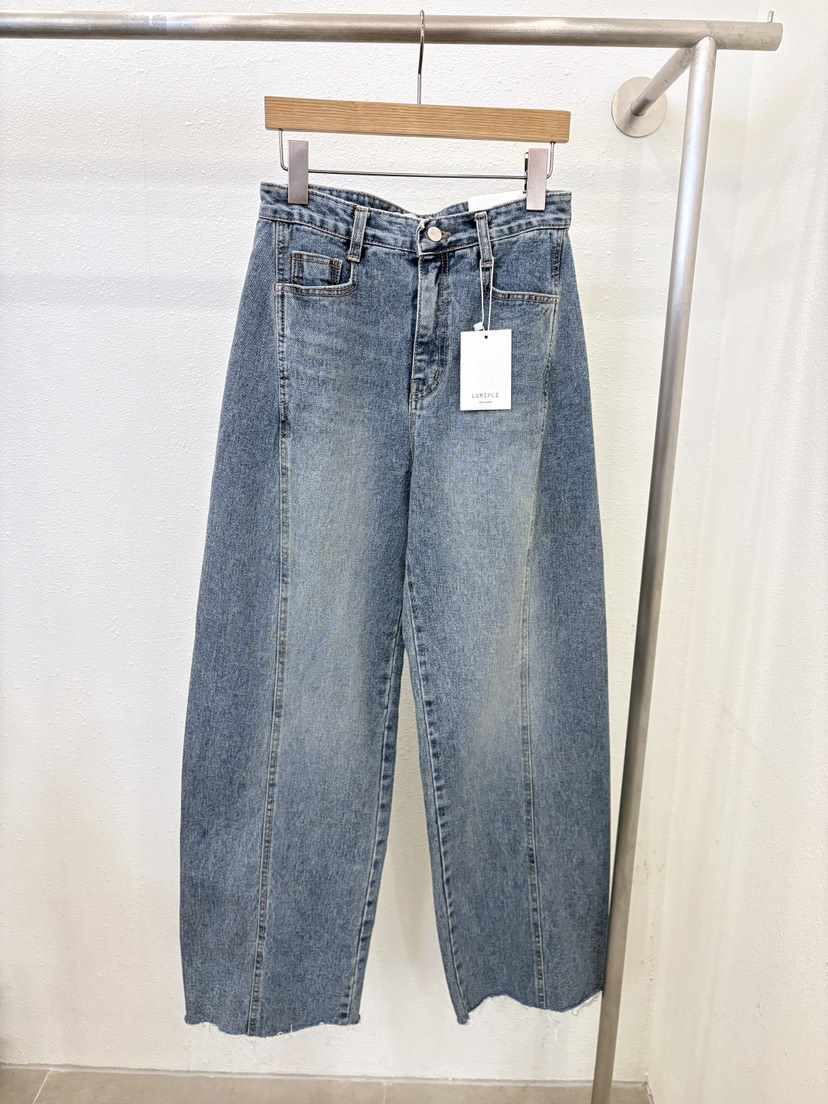 LUMIPLE東大門實拍女裝新款休閑真品推薦職業26春夏牛仔褲LUMIPLE牛仔褲