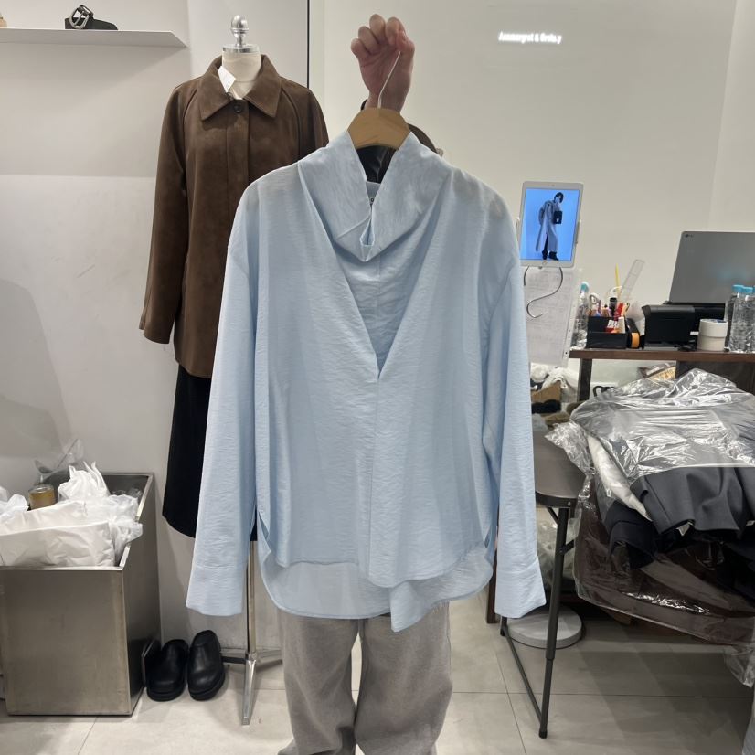 ANN MARGRET韓國直郵女士新款熱賣襯衫蕾絲衫GRETA.Y襯衫/蕾絲衫