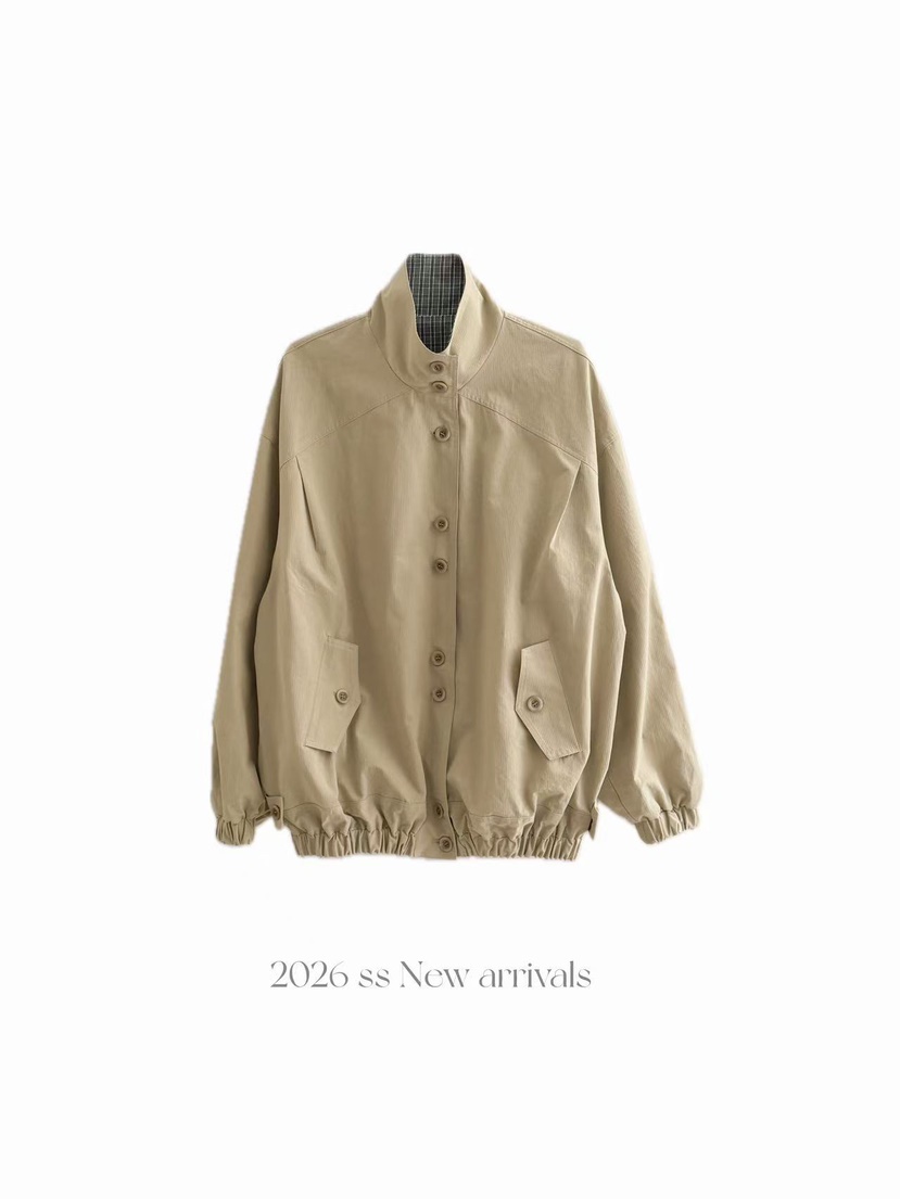 OLI SEOUL東大門實拍女裝新款職業熱賣人氣休閑夾克里外穿OLI SEOUL夾克