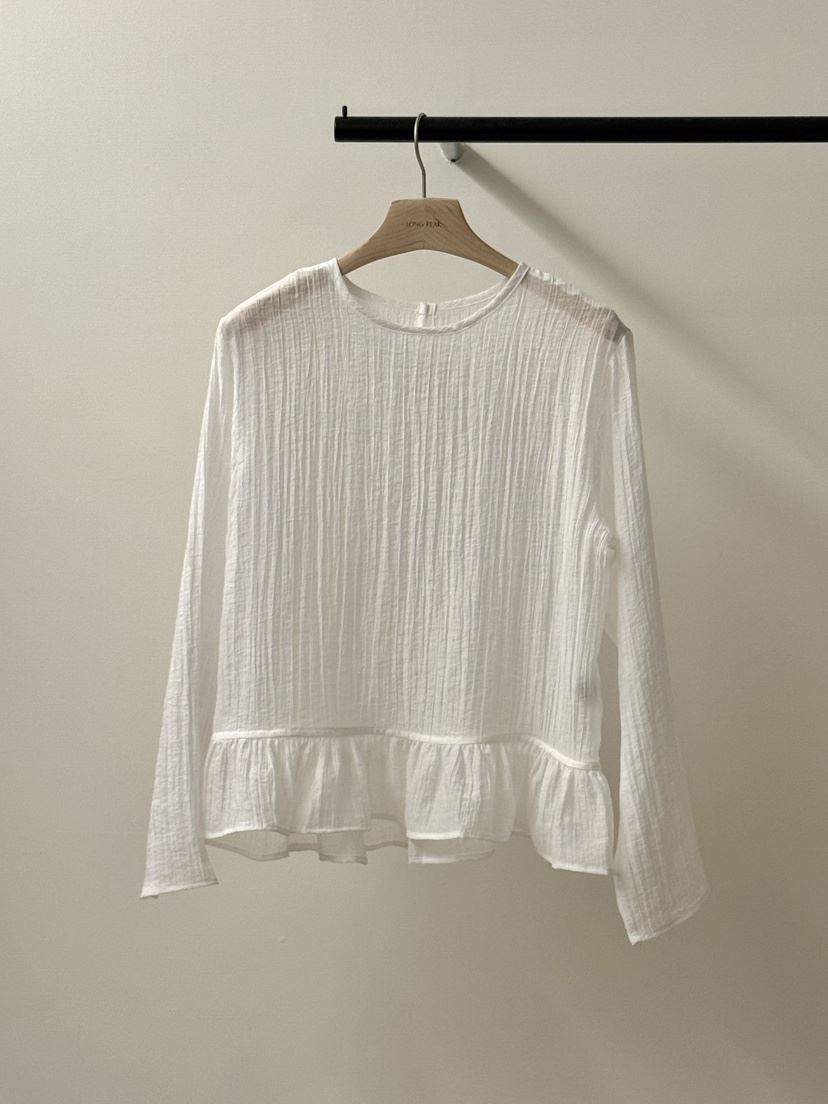 LONG PEAK東大門直郵女士新款職業熱賣人氣時尚襯衫蕾絲衫LONG PEAK襯衫/蕾絲衫