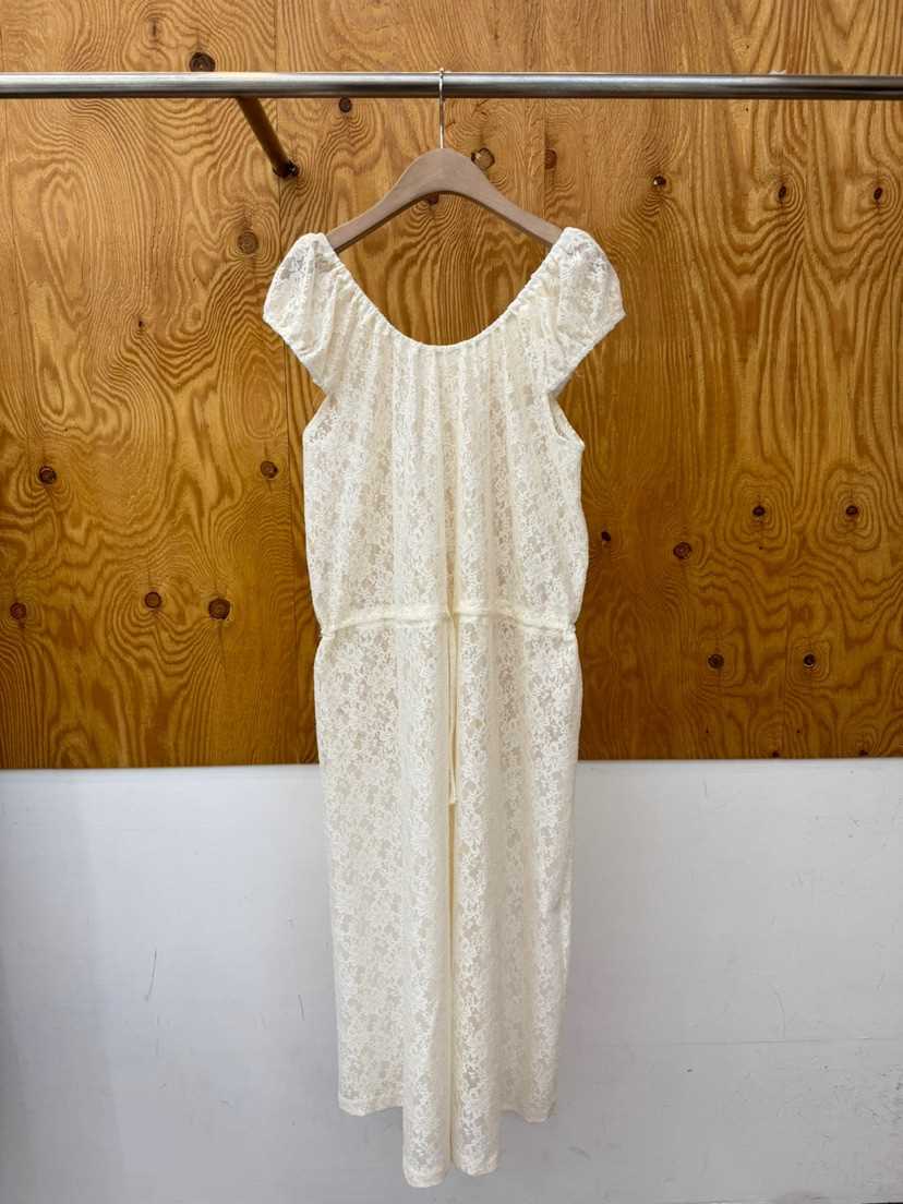 PROJECTVIEW東大門直郵女裝新款真品推薦26春夏連衣裙蕾絲褶皺PROJECTVIEW連衣裙