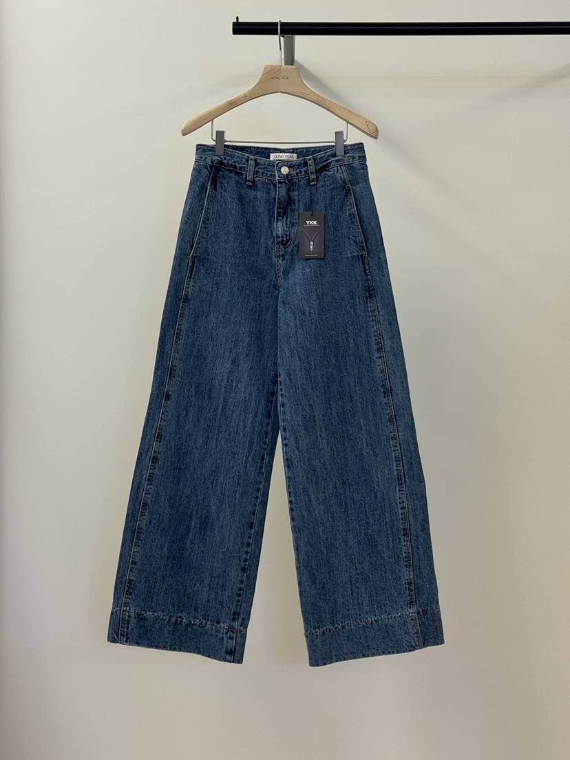 LONG PEAK韓國代購女裝新款時尚休閑26春夏推薦熱賣牛仔褲LONG PEAK牛仔褲