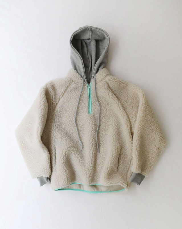 PLANTS ON GRAY韓國代購女裝新款26春季時尚夾克抓絨連帽PLANTS ON GRAY夾克