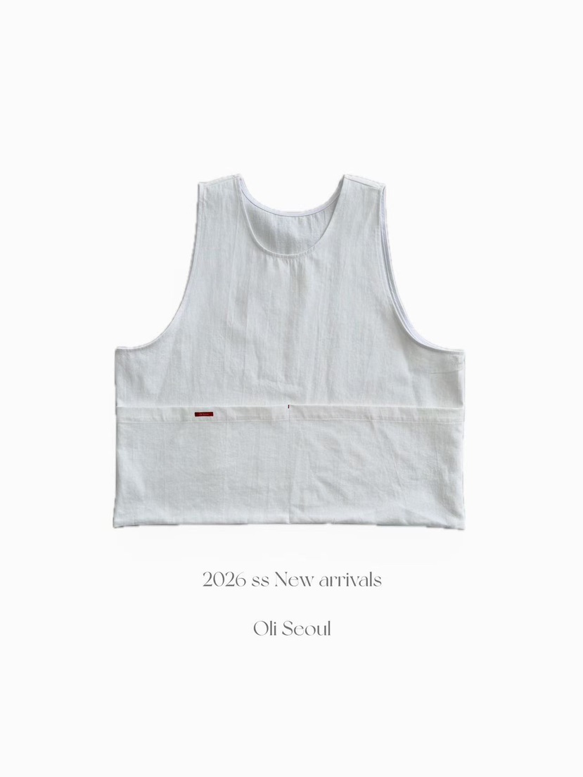 OLI SEOUL韓國直郵女士新款熱賣26春夏真品時尚吊帶背心OLI SEOUL吊帶/背心