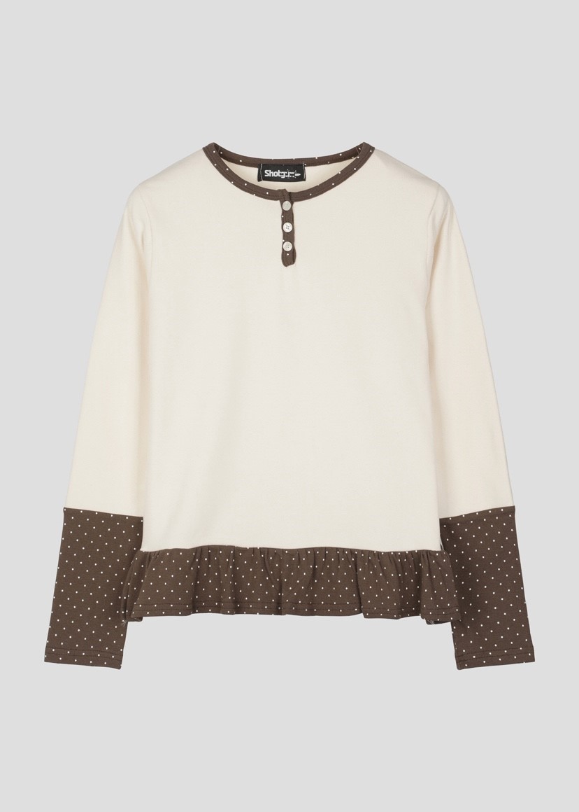 SHOTGUN東大門代購女士新款職業時尚人氣26春夏推薦長袖T恤SHOTGUN長袖T恤