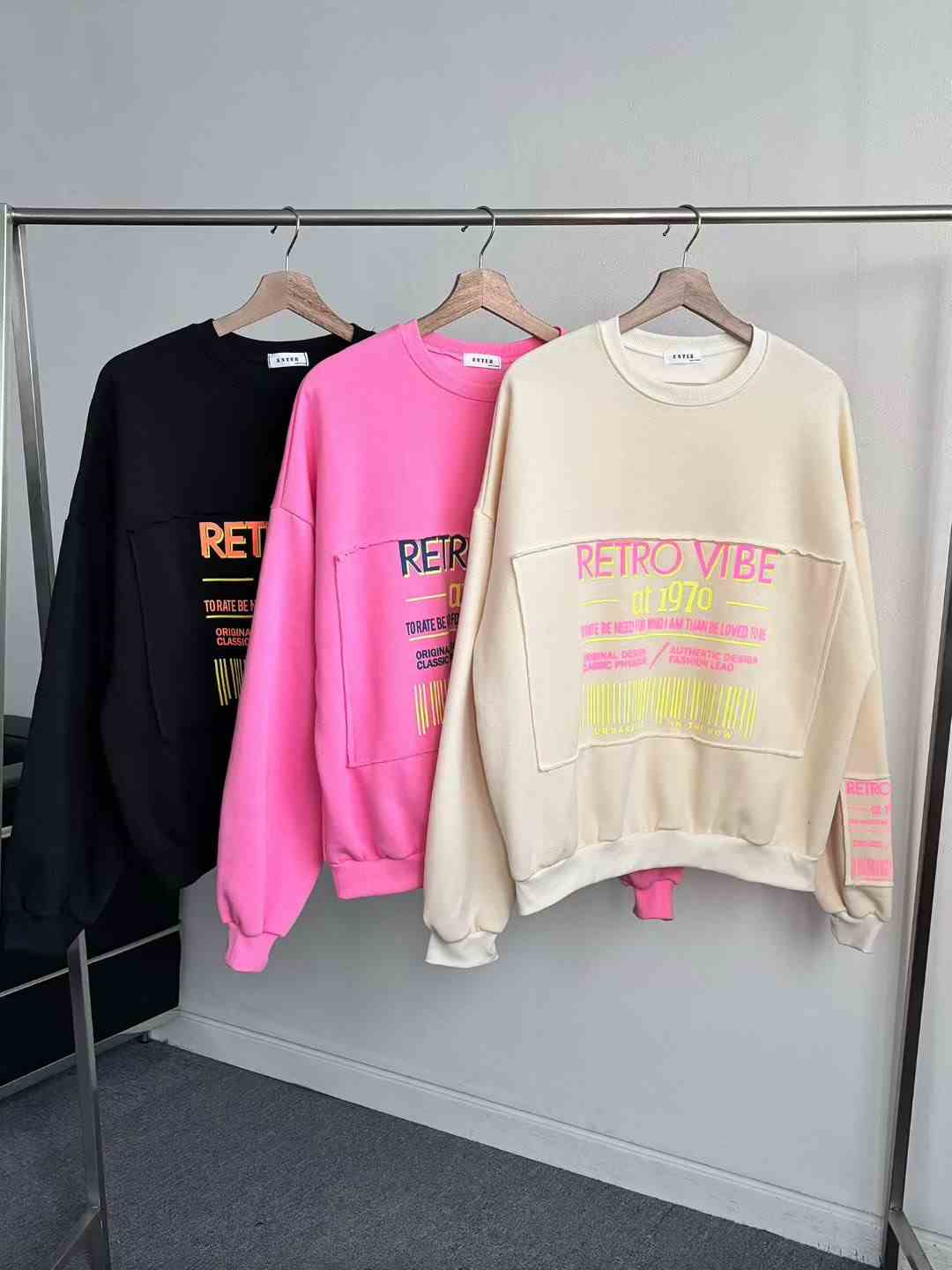 ENTER東大門直郵女裝新款推薦職業人氣熱賣休閑時尚衛衣復古ENTER衛衣