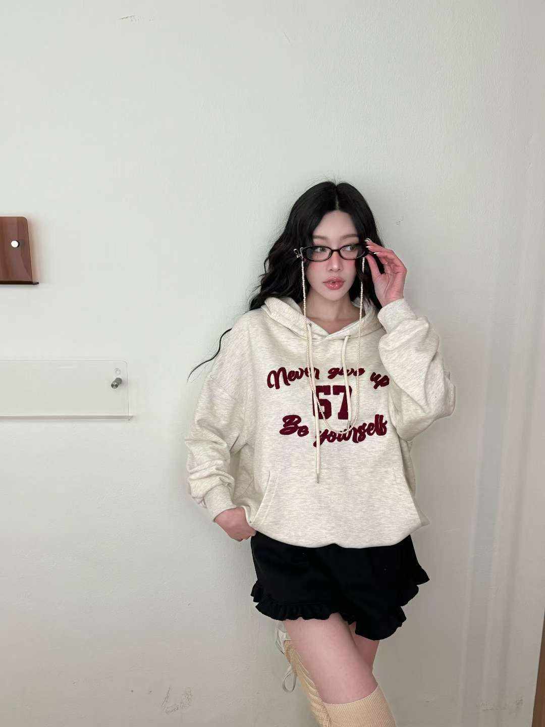 BBIBBICO韓國代購女裝新款休閑熱賣時尚推薦職業人氣衛衣BBIBBICO衛衣