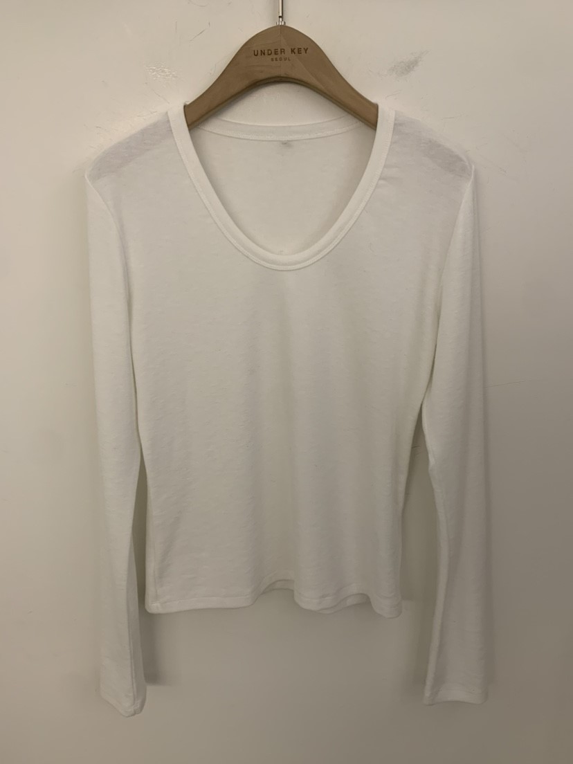 UNDER KEY東大門實拍女士新品推薦職業熱賣時尚真品長袖T恤UNDER KEY長袖T恤