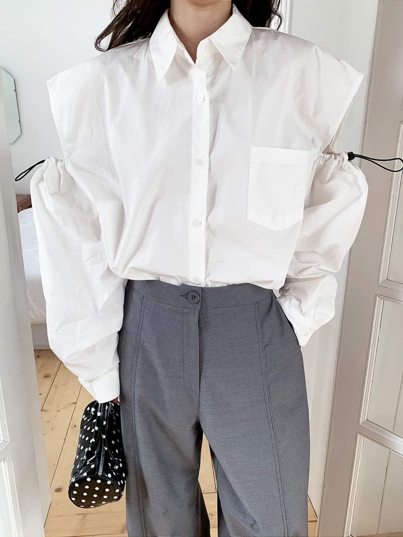 JKICHI韓國代購女裝新品26春夏休閑真品時尚職業襯衫蕾絲衫JKICHI襯衫/蕾絲衫