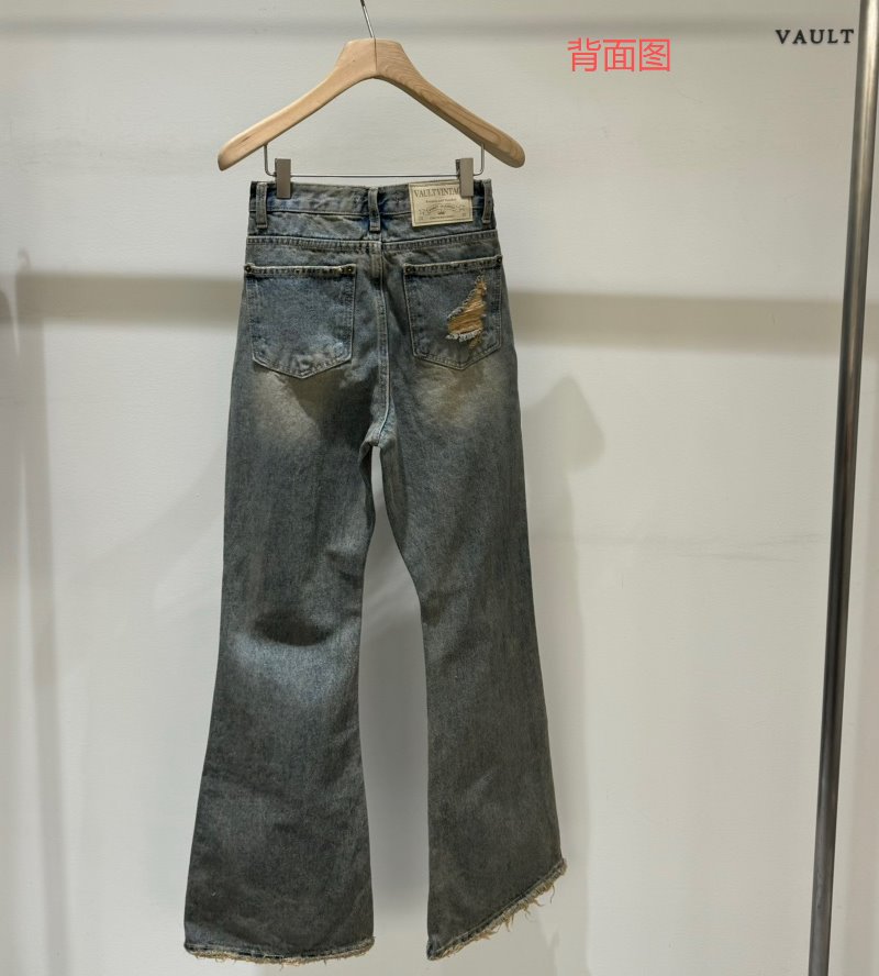 VAULT韓國直郵女士新款休閑推薦真品時尚26春夏人氣牛仔褲VAULT牛仔褲