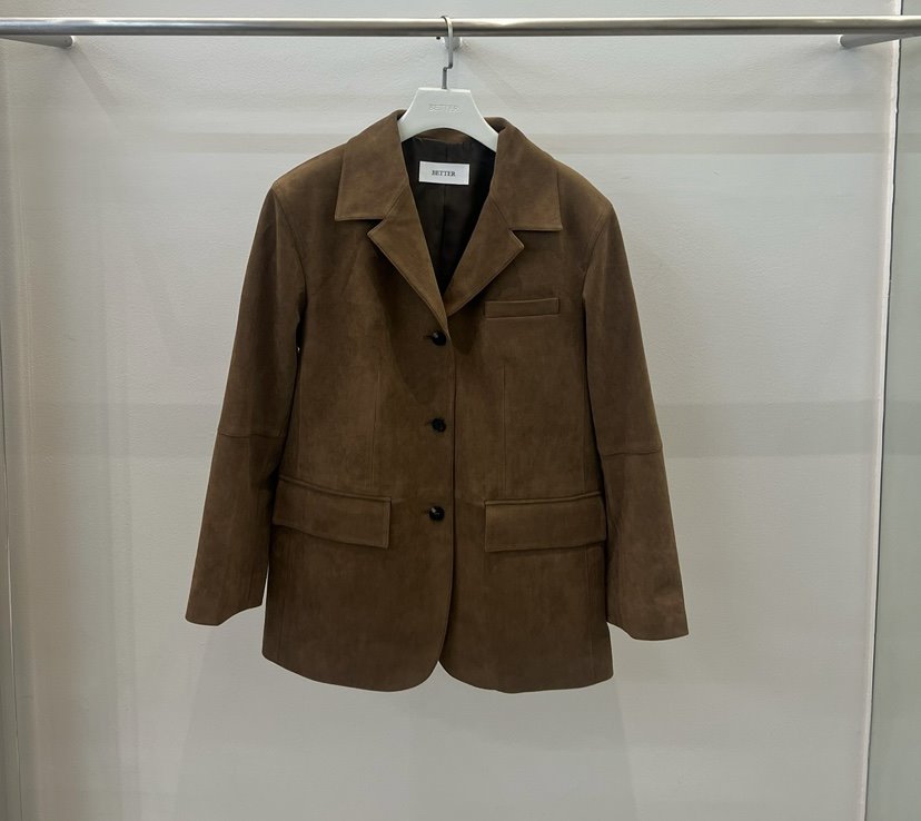 BETTER韓國直郵女裝新款休閑熱賣真品人氣26春夏夾克羊絨BETTER夾克