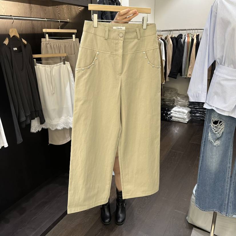 VIBELLE東大門代購女士新款休閑時尚真品26春夏推薦休閑褲VIBELLE休閑褲
