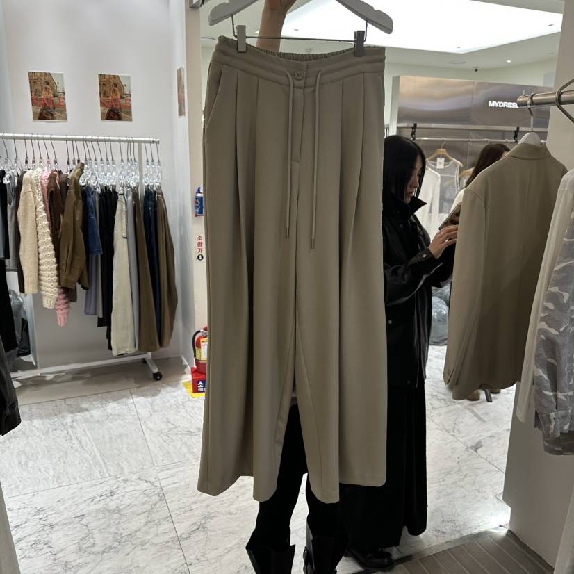 VIVE東大門實拍女士新品熱賣休閑職業時尚26春夏人氣休閑褲VIVE休閑褲