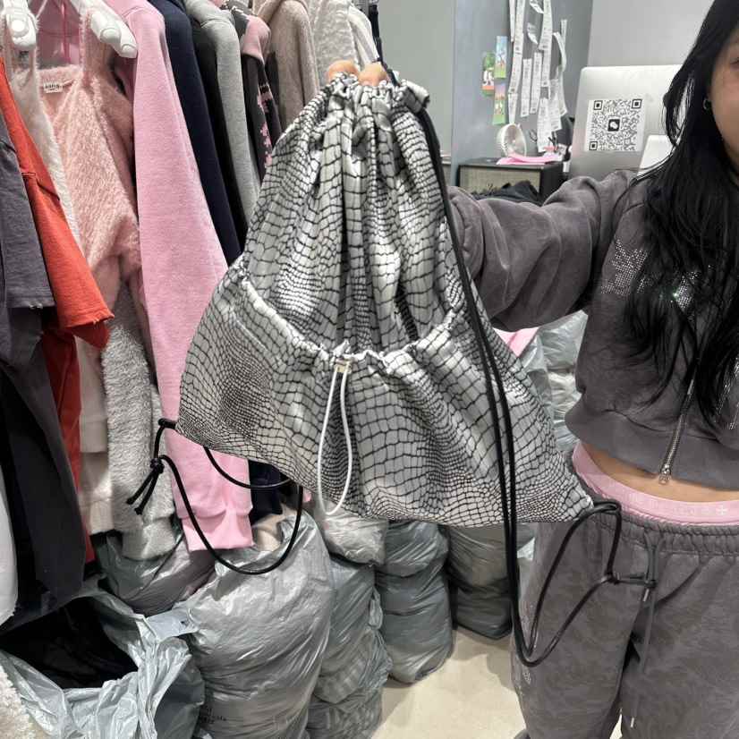 RIBBON韓國代購女士新款職業熱賣休閑真品時尚26春夏雙肩背包RIBBON雙肩背包