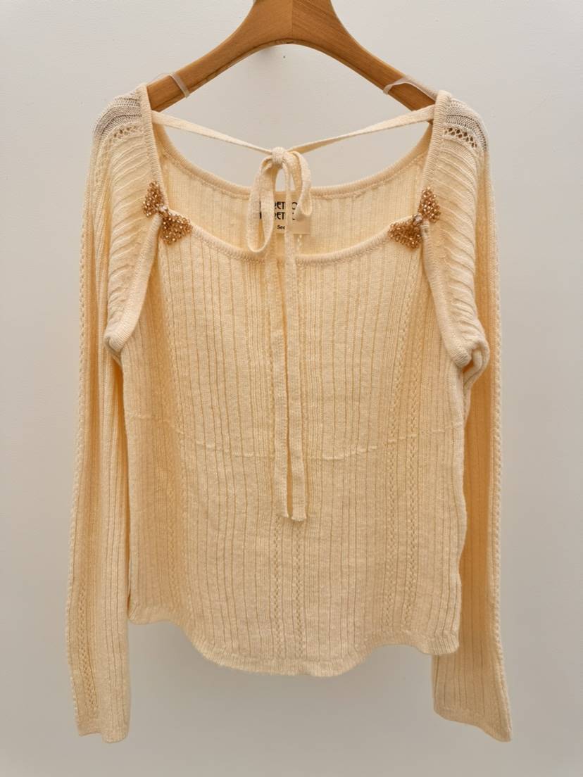 THORE東大門實拍女裝新款職業休閑熱賣26春夏推薦真品針織衫THORE針織衫