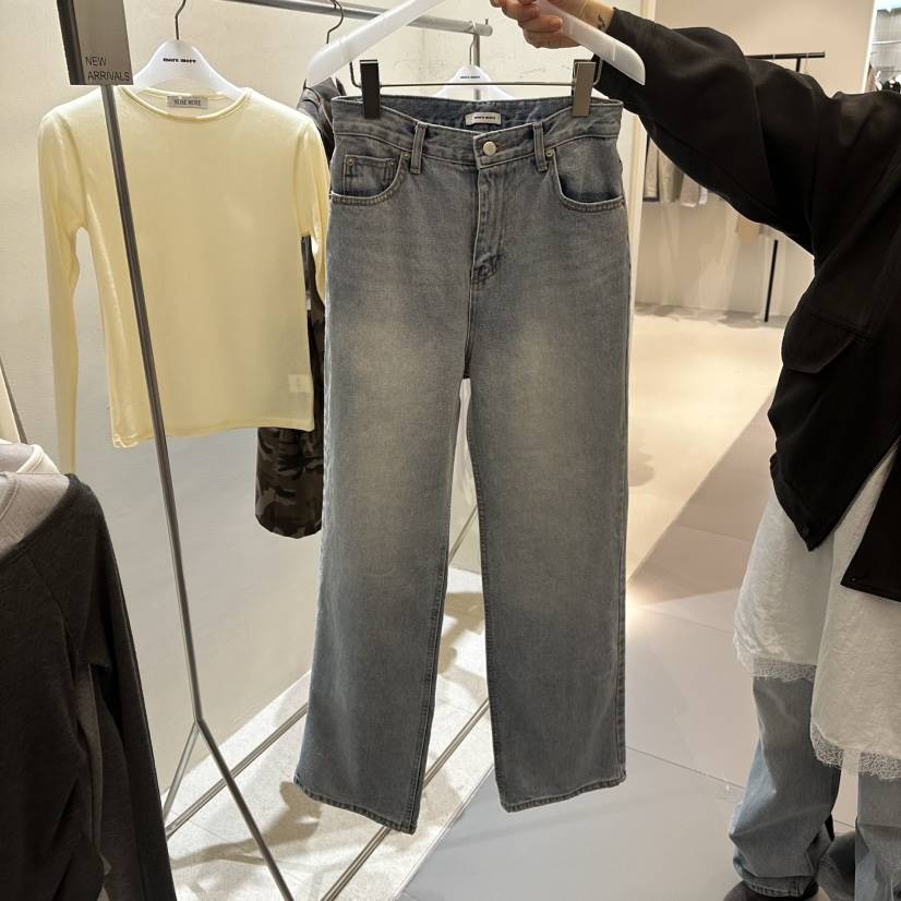 MOREMORE韓國直郵女裝新款26春夏時尚休閑真品人氣牛仔褲more more牛仔褲