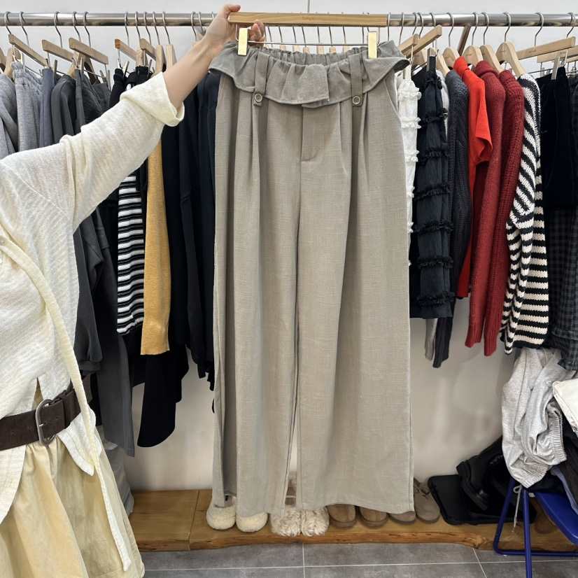 DELIGHT-L東大門代購女士新款推薦熱賣休閑真品休閑褲系帶DELIGHT-L休閑褲