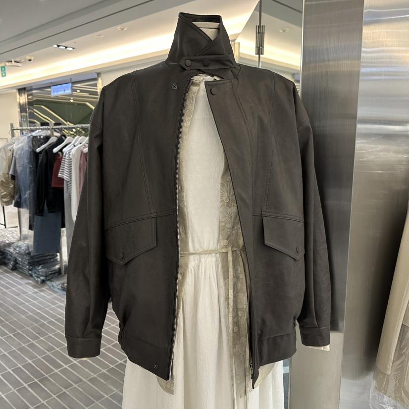 VIVE東大門代購女士新品時尚職業人氣休閑26春夏夾克皮革VIVE夾克