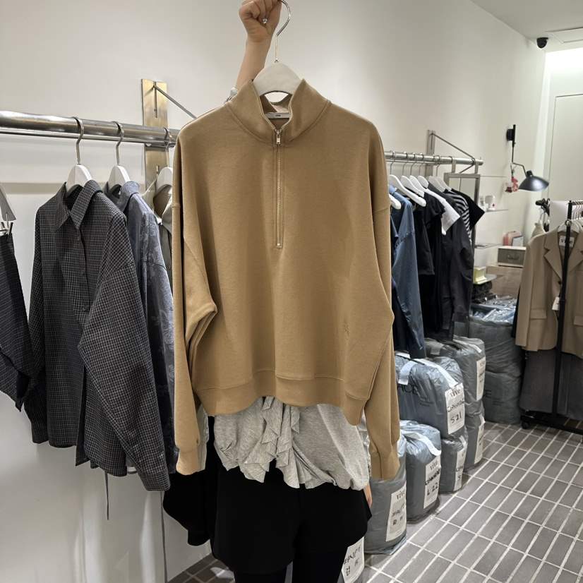 VIVE東大門直郵女裝新品時尚26春夏推薦休閑真品衛衣拉鏈VIVE衛衣