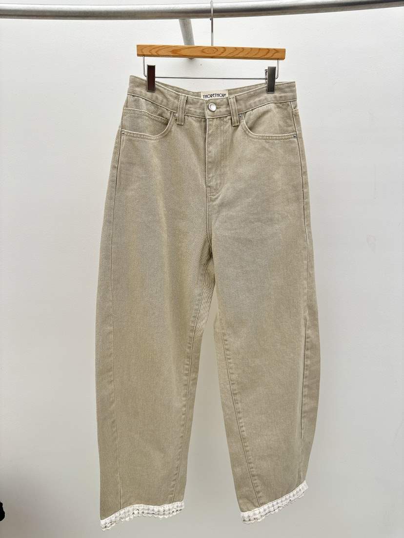 THORE韓國代購女裝新款職業休閑熱賣26春夏真品時尚休閑褲THORE休閑褲