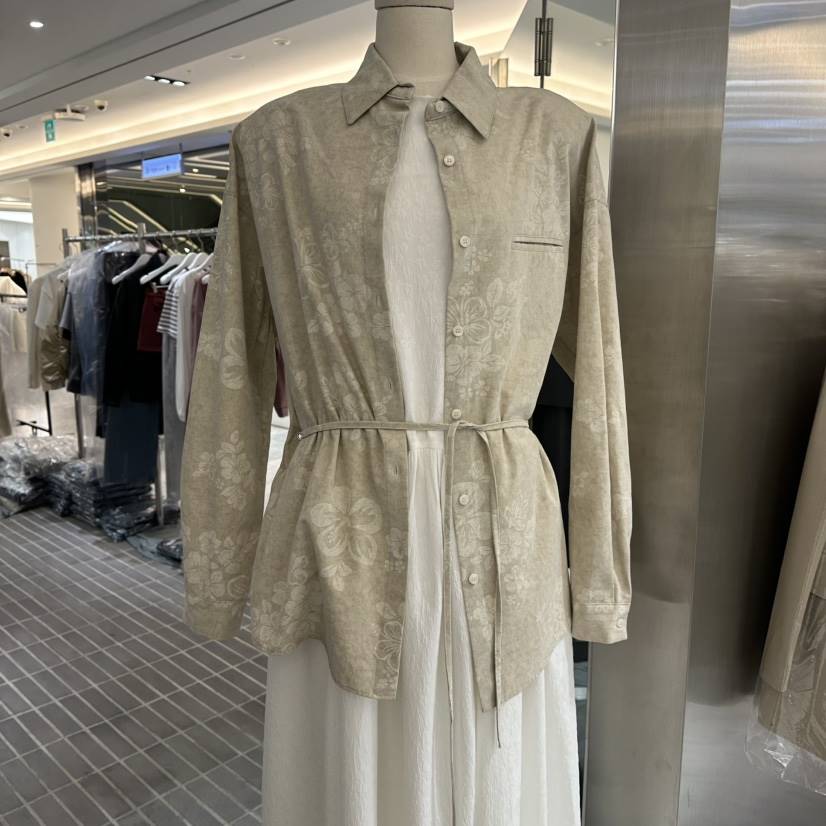 VIVE韓國直郵女裝新品熱賣推薦人氣26春夏真品夾克含腰繩VIVE夾克