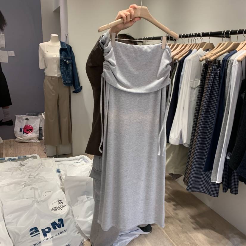 ORMORE韓國直郵女裝新款熱賣時尚真品職業26春夏人氣長裙ORMORE長裙