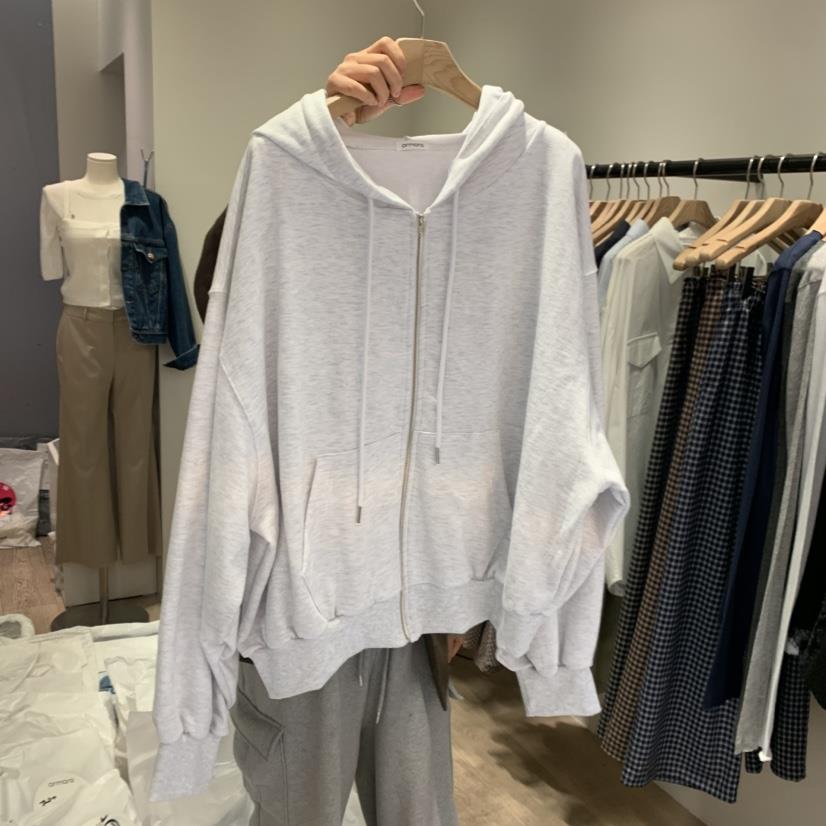 ORMORE東大門代購女士新品26春夏人氣休閑時尚推薦衛衣拉鏈ORMORE衛衣