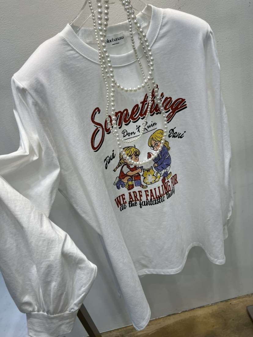 BLUE BANANA東大門代購女士新品熱賣時尚長袖T恤不含配飾BLUE BANANA長袖T恤