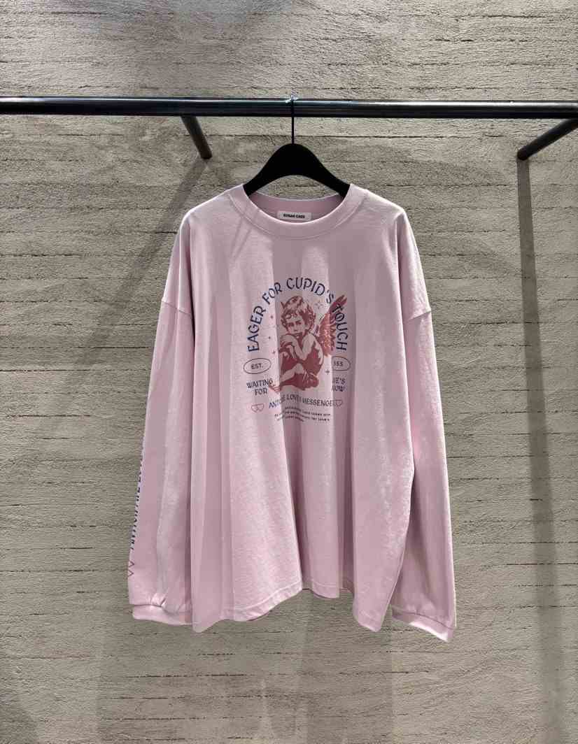 SUGAR CASE東大門實拍女裝新款推薦職業26春夏熱賣長袖T恤SUGAR CASE長袖T恤