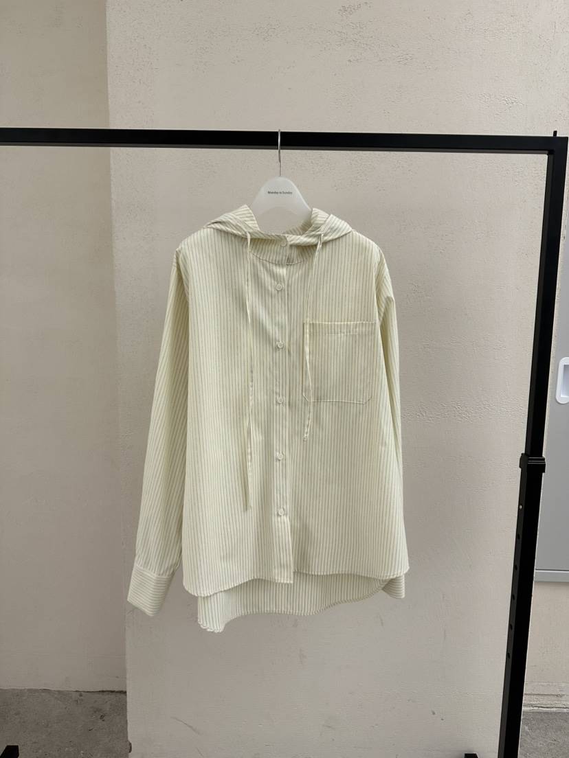 MONDAY TO SUNDAY韓國直郵女裝新品推薦襯衫蕾絲衫兜帽MONDAY TO SUNDAY襯衫/蕾絲衫