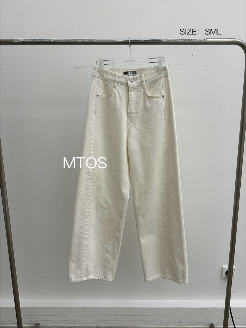 MONDAY TO SUNDAY東大門直郵女士新品推薦休閑26春夏牛仔褲MONDAY TO SUNDAY牛仔褲