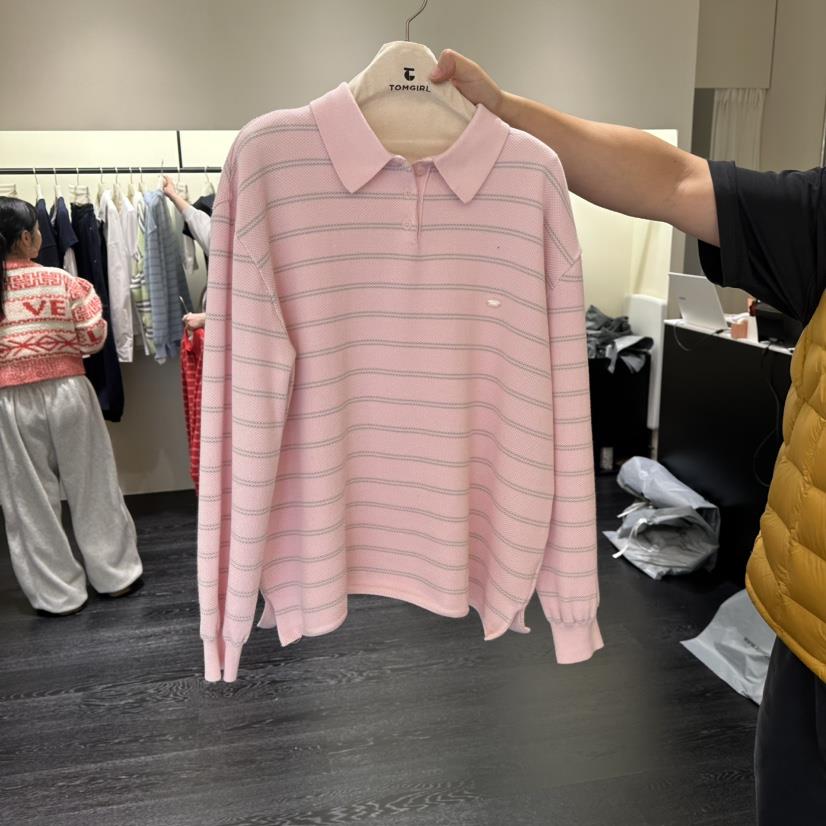 TOMGIRL韓國代購女士新品人氣26春夏職業熱賣時尚真品針織衫TOMGIRL針織衫